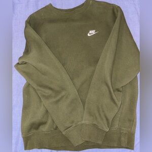 Nike Men's Olive Green Crewneck